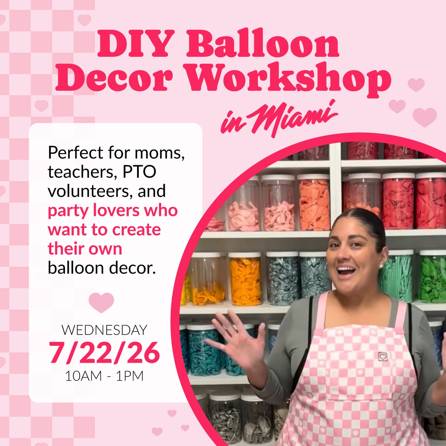 DIY Balloon Decor Workshop (In-Person Miami)