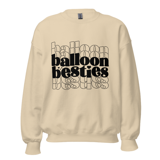 Balloon Besties (Latte) Unisex Sweatshirt