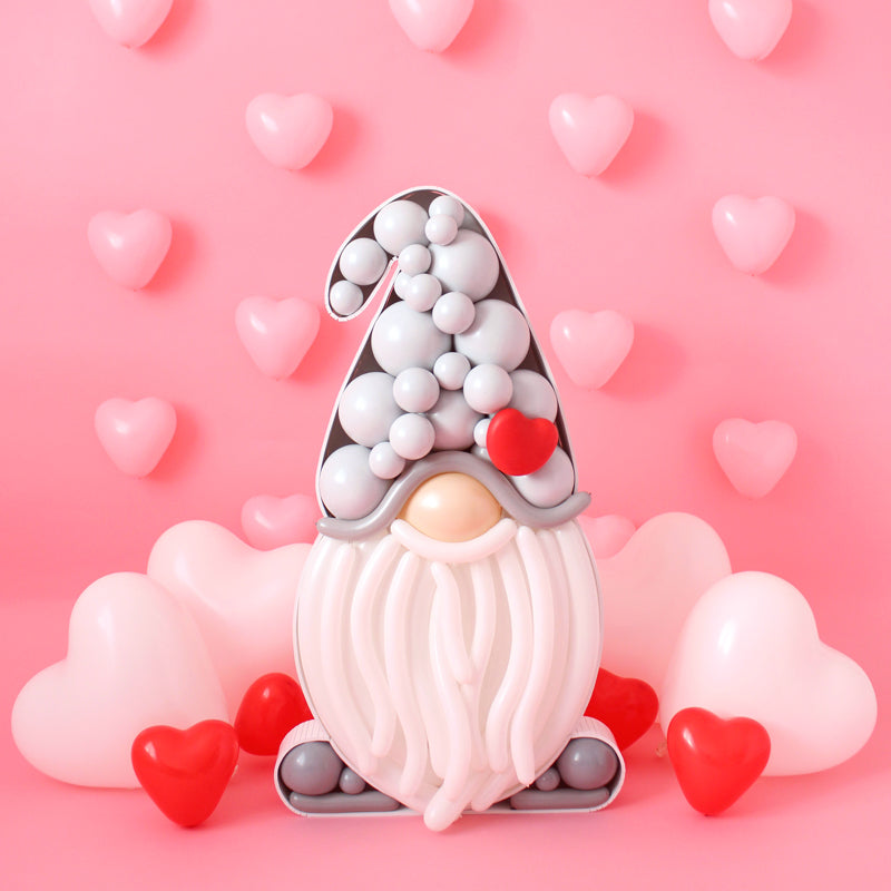Gnome BALLOON MOSAIC digital design template