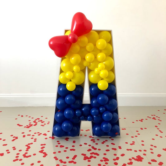 Letter A BALLOON MOSAIC™ digital design template