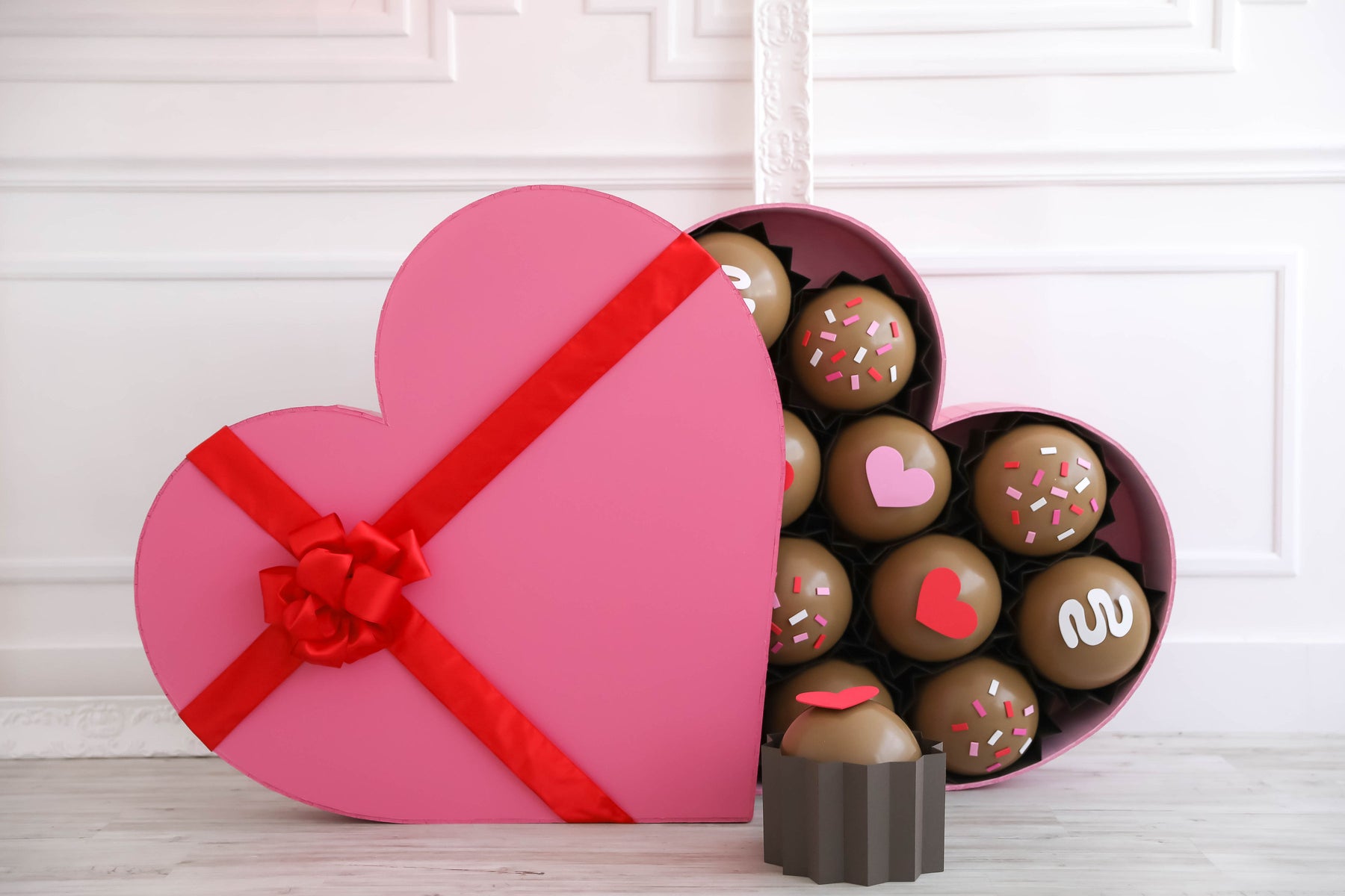 Valentine's Day Chocolate Heart Box