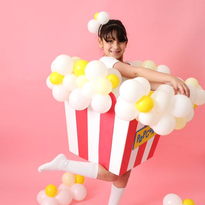 DIY Popcorn costume for kids