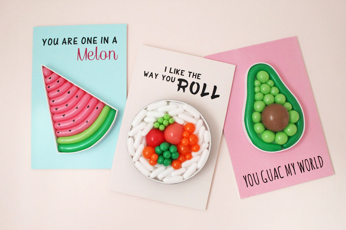 Balloon Mosaic Oversized Greeting Cards