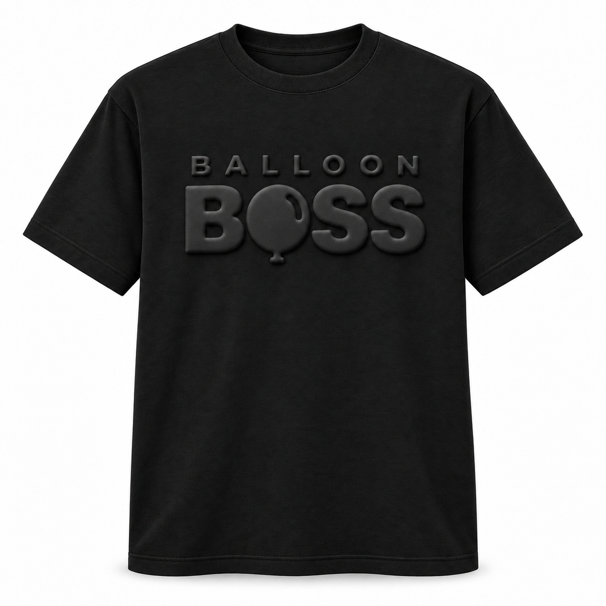 Balloon Boss Tone-on-Tone Puff Print T-Shirt