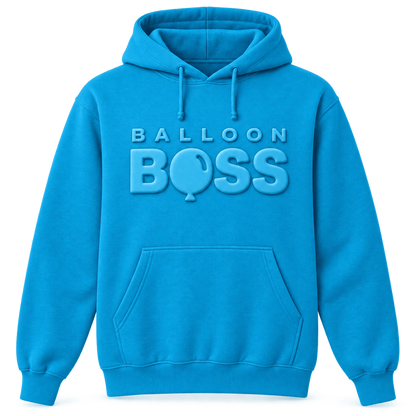 Balloon Boss Tone-on-Tone Puff Print Hoodie