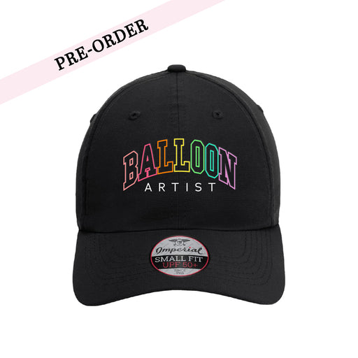 Rainbow Balloon Artist Ponytail Cap Black (Pre-Order)