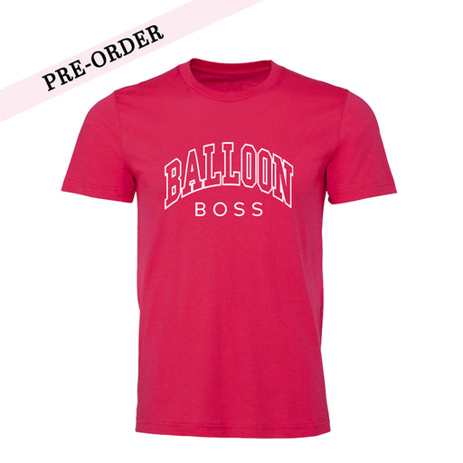 Balloon Boss Printed Hot Pink T-Shirt