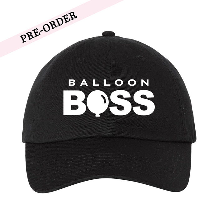 Balloon Boss Embroidered Black Adjustable Cap (OG Design)