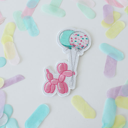 Balloon Dog with Jumbo Balloons Embroidered Patch