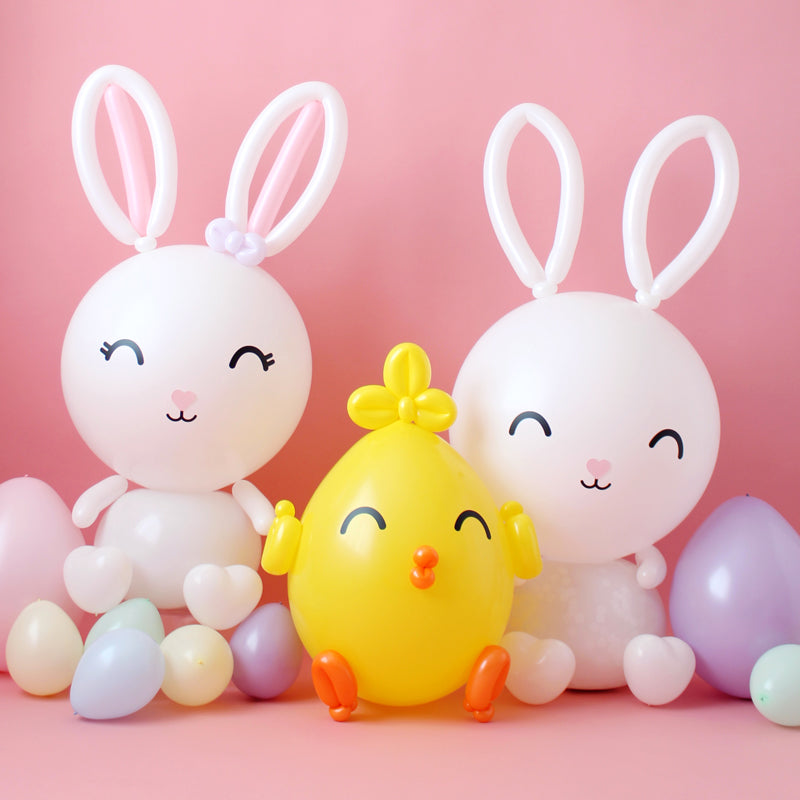 Bunny and Chick Surprise Filled Balloon Tutorials