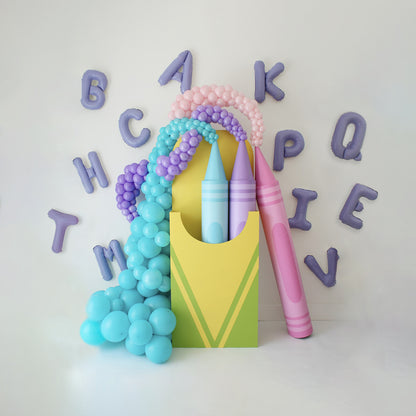 Chunky Crayon Prop & Crayon Box Templates & Cut List