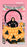 Jenny Porter from Three Sparrows poses inside a large balloon pumpkin bucket photo op, featuring an oversized jack-o-lantern made of balloons with black face details, balloon candy decorations, and a pink balloon wall backdrop with a “Trick or Treat” banner. A festive Halloween balloon display perfect for parties, schools, and event installations.