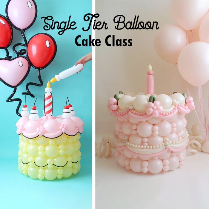 Single Tier Balloon Cake Class — The Creative Heart Studio