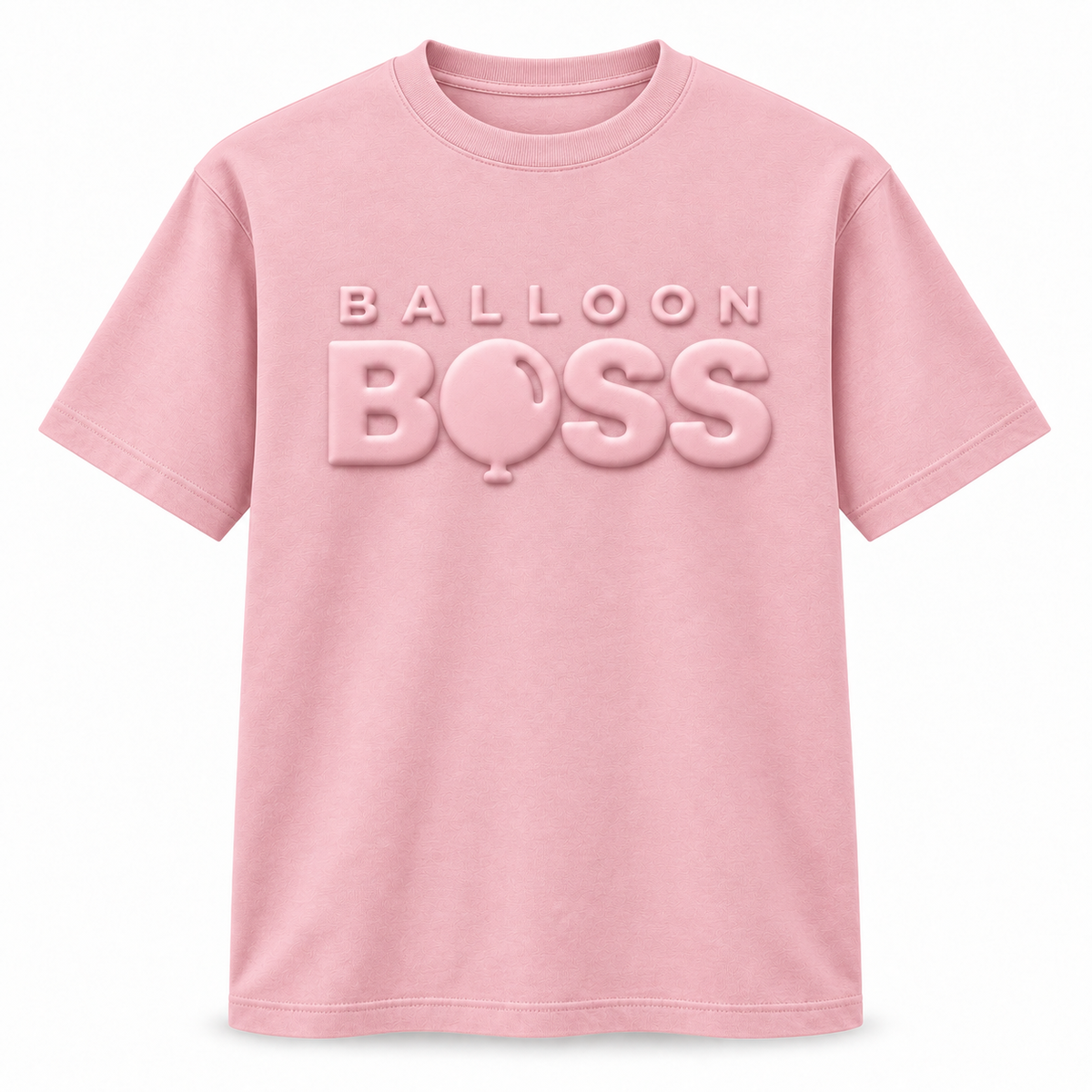 Balloon Boss Tone-on-Tone Puff Print T-Shirt