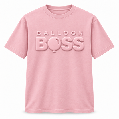 Balloon Boss Tone-on-Tone Puff Print T-Shirt
