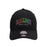 Rainbow Balloon Artist Ponytail Cap Black