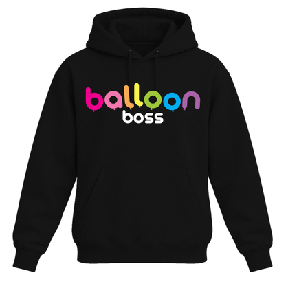 Balloon Boss Colorful Transfer Print Hoodie