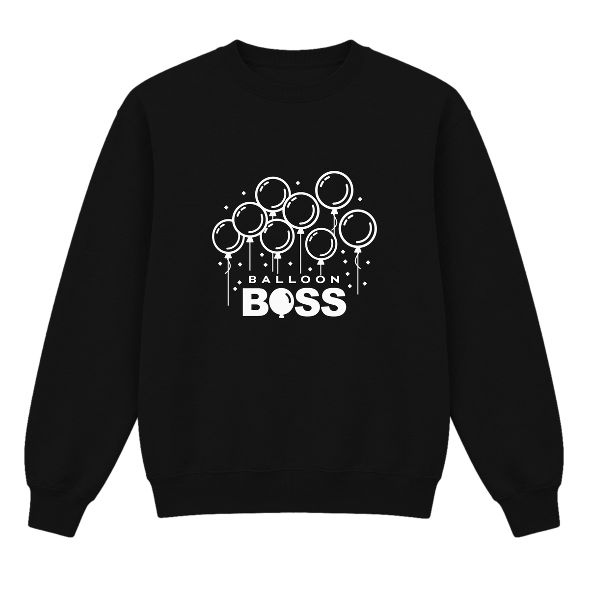 Balloon Boss Lots of Balloons Print Crewneck
