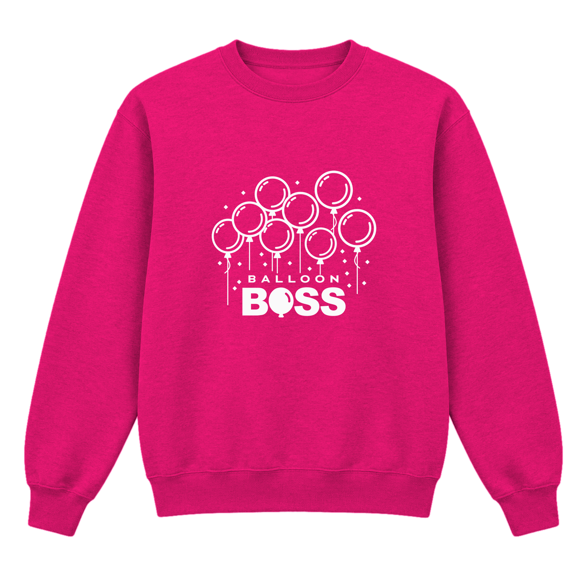 Balloon Boss Lots of Balloons Print Crewneck