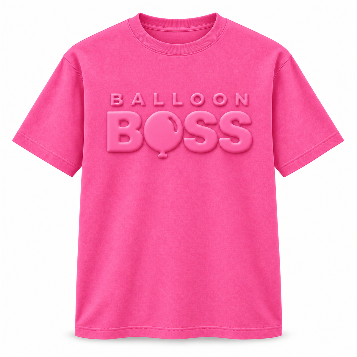 Balloon Boss Tone-on-Tone Puff Print T-Shirt