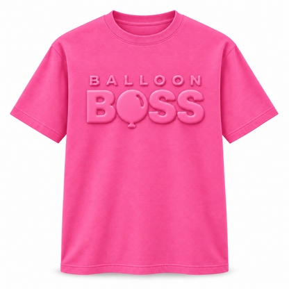 Balloon Boss Tone-on-Tone Puff Print T-Shirt