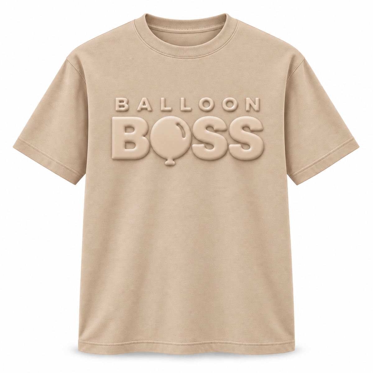 Balloon Boss Tone-on-Tone Puff Print T-Shirt