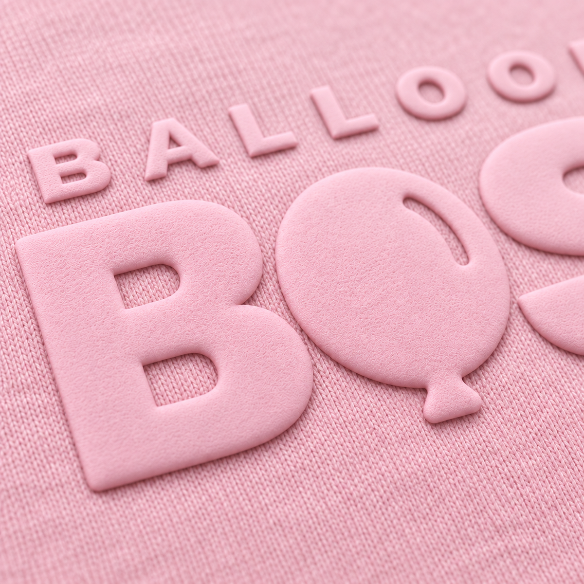 Balloon Boss Tone-on-Tone Puff Print T-Shirt