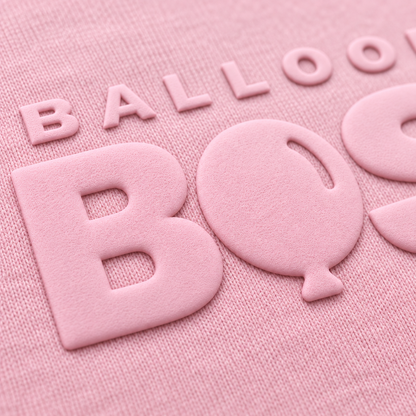 Balloon Boss Tone-on-Tone Puff Print T-Shirt