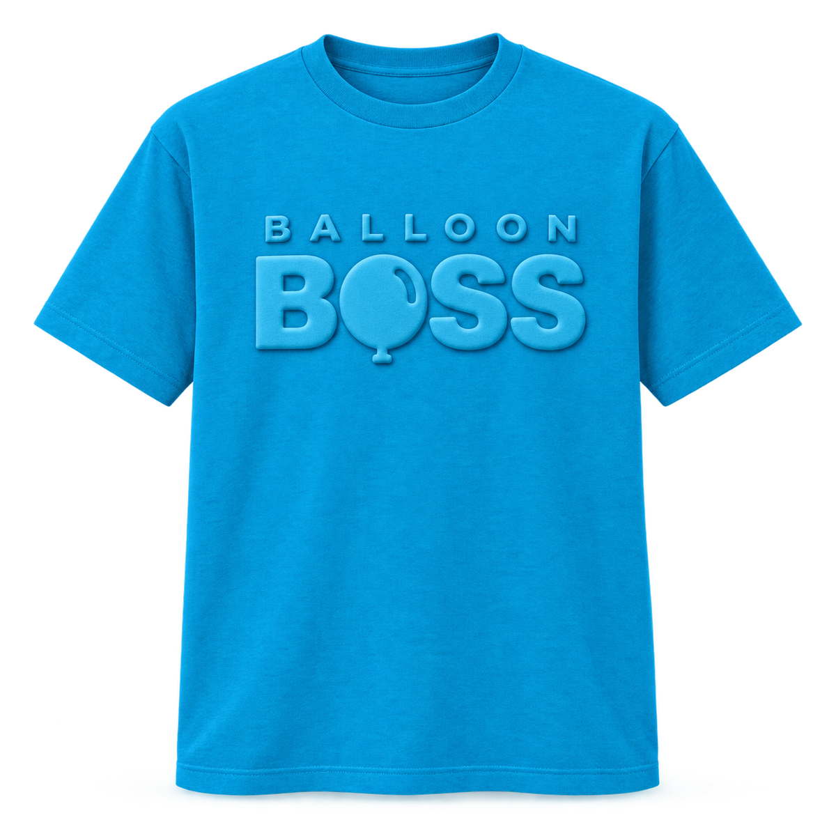 Balloon Boss Tone-on-Tone Puff Print T-Shirt