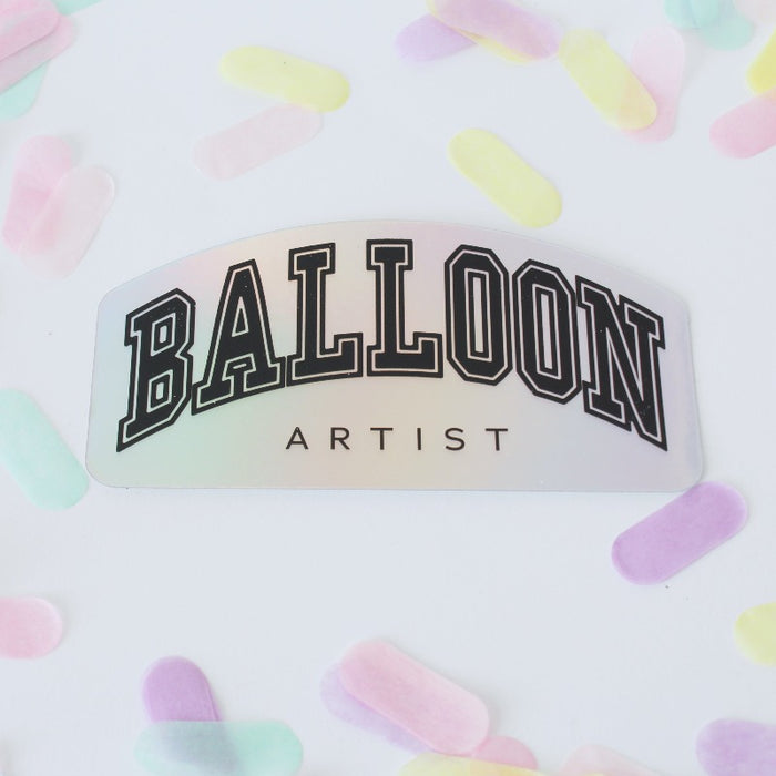 Balloon Artist Holographic Sticker