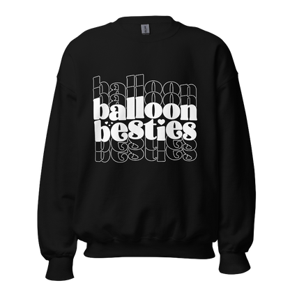 Balloon Besties (Black) Unisex Sweatshirt
