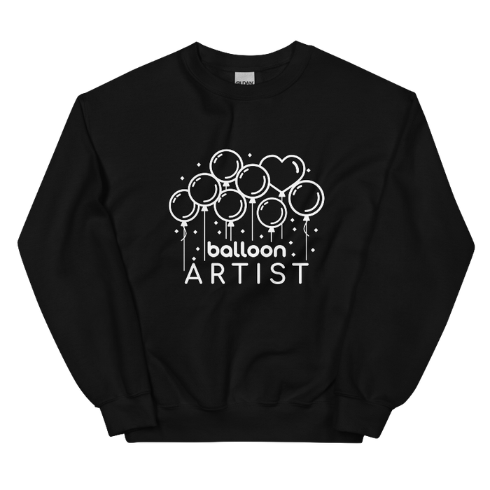 Balloon Artist "Lots of Balloons" Black Sweatshirt