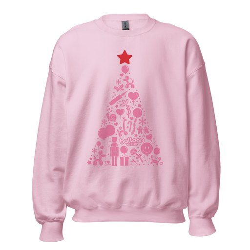 Xmas Tree Sweater (Light Pink)