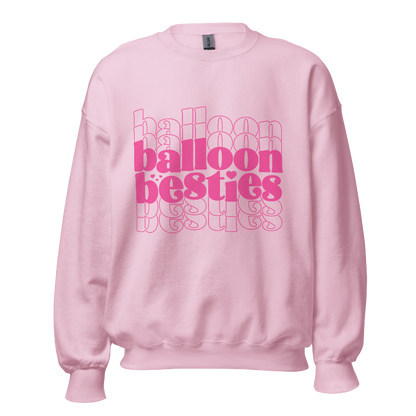 Balloon Besties (Light Pink) Unisex Sweatshirt