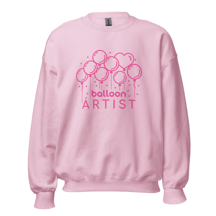 Balloon Artist "Lots of Balloons" Pink Sweatshirt