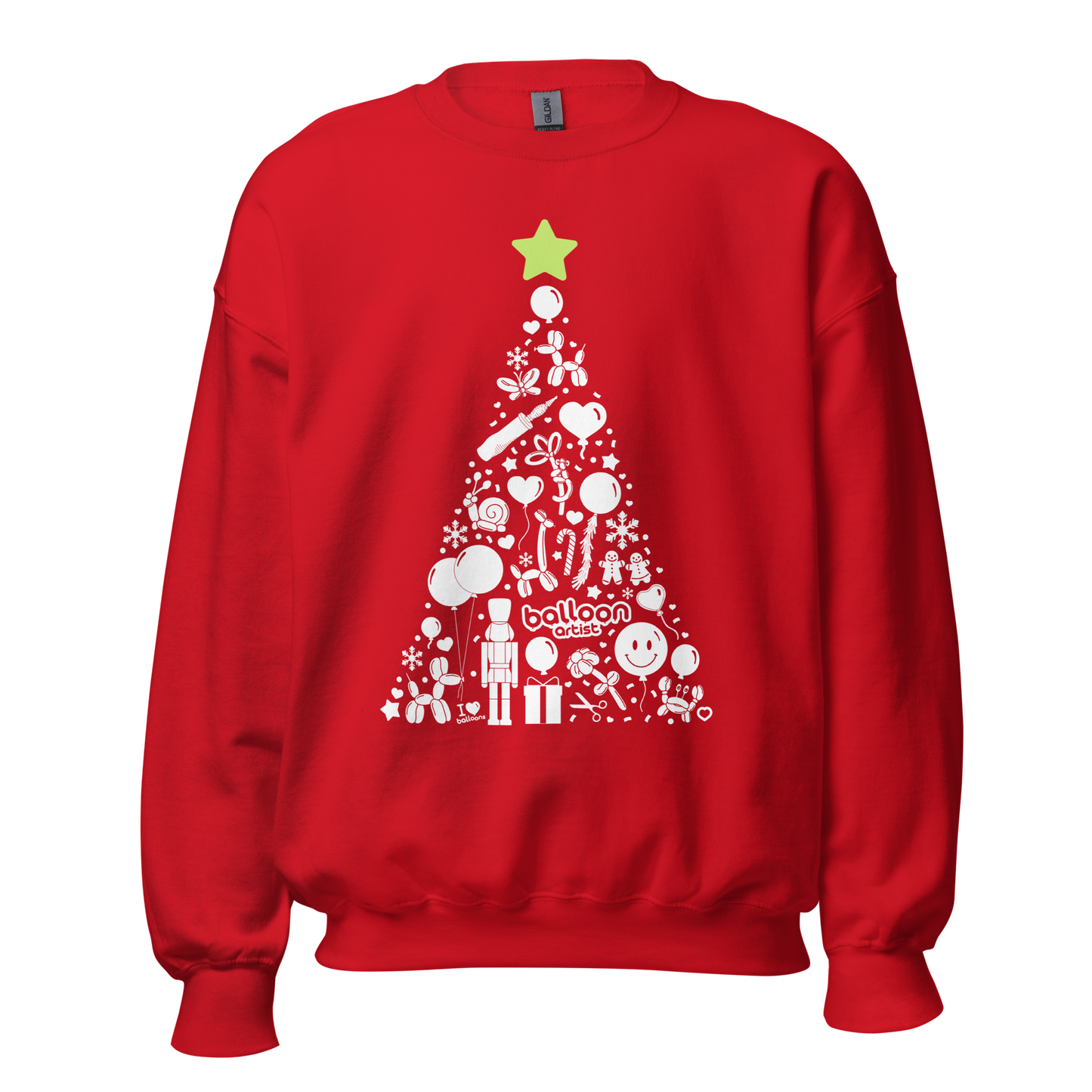 Xmas Tree Sweater (Red)