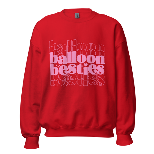 Balloon Besties (Red) Unisex Sweatshirt
