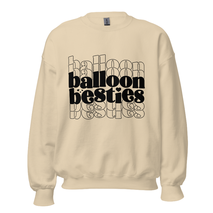 Balloon Besties (Latte) Unisex Sweatshirt