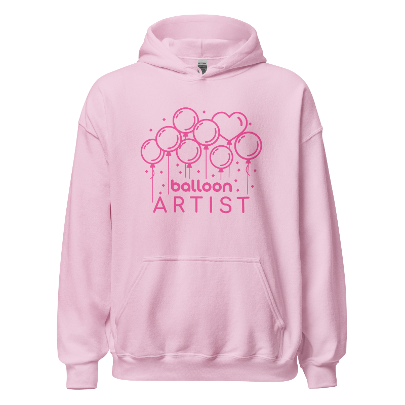 Balloon Artist "Lots of Balloons" Pink Hoodie
