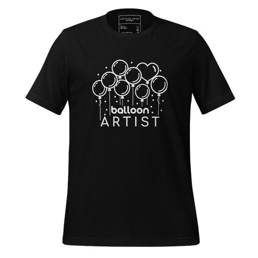 Balloon Artist "Lots of Balloons" Black T-Shirt