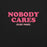 design featuring the phrase "Nobody Cares, Just Post" in bold pink and white lettering, perfect for content creators and casual wear.