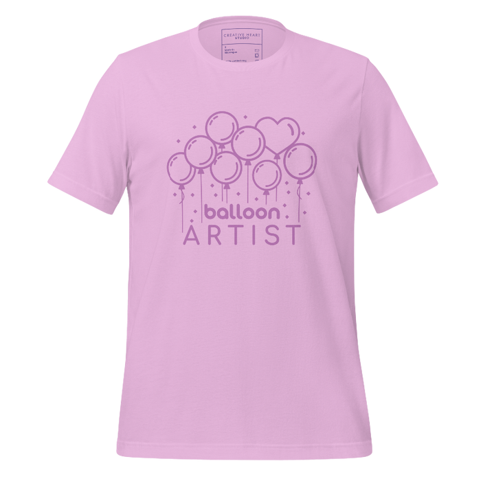 Balloon Artist "Lots of Balloons" Lavender T-Shirt