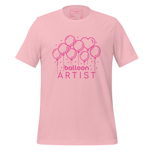 Balloon Artist "Lots of Balloons" Pink T-Shirt