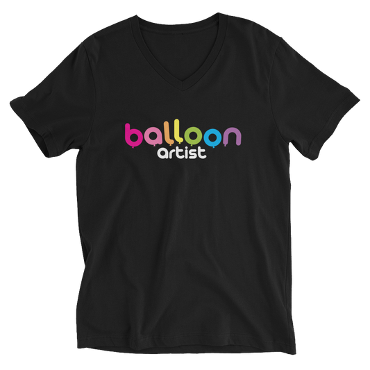 Balloon Artist Colorful Unisex Short Sleeve V-Neck T-Shirt