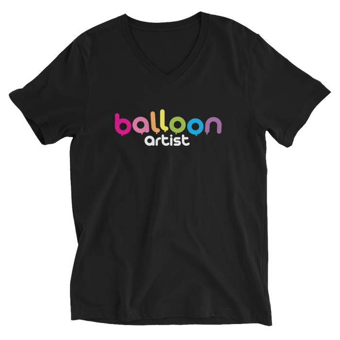 Balloon Artist Colorful Unisex Short Sleeve V-Neck T-Shirt