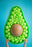 Avocado BALLOON MOSAIC digital design template