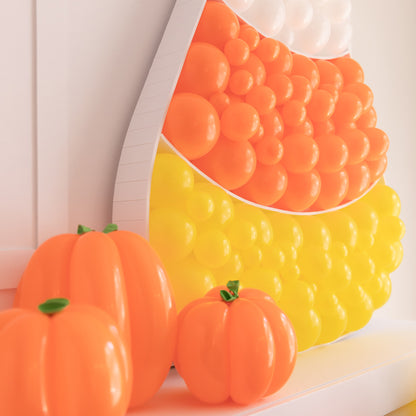 Candy Corn Balloon Mosaic For Halloween Party Balloon Decorations