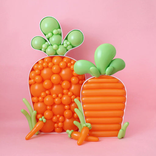 Carrots BALLOON MOSAIC digital design template