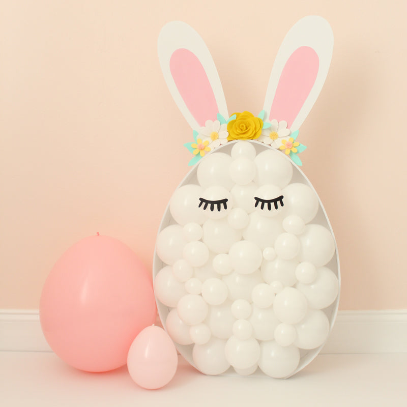 Easter Egg BALLOON MOSAIC digital design template