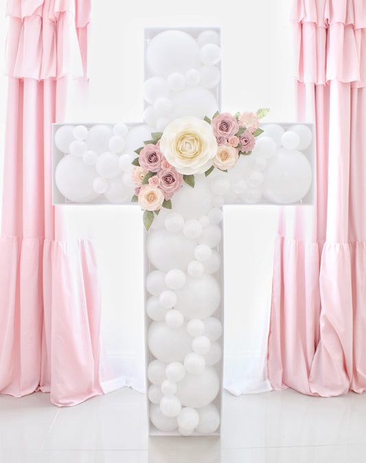 Cross BALLOON MOSAIC digital design template